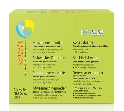 Detergent praf pentru masina de spalat vase  ecologic 1.5kg Sonett