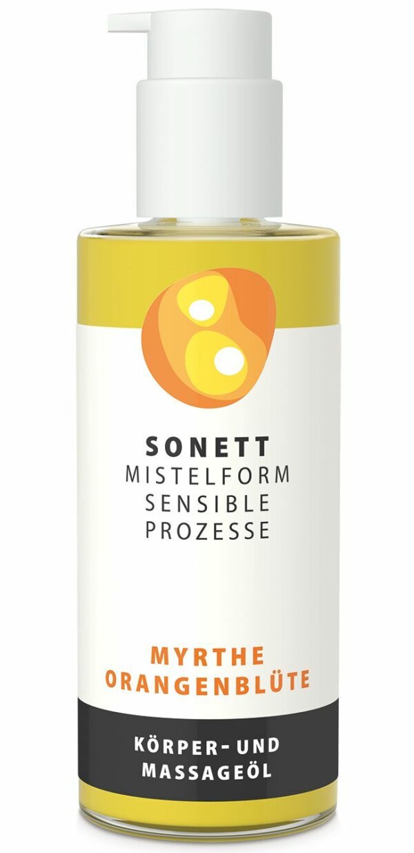 Ulei pentru corp si masaj cu mirt si flori de portocal bio 145ml Sonett