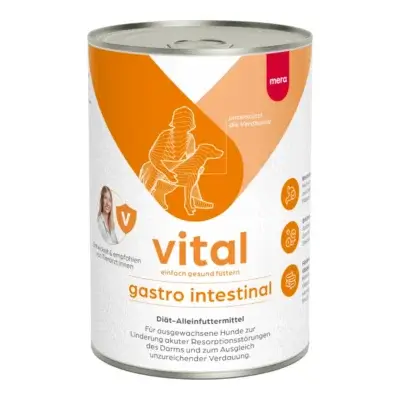 Dietă veterinară câini MERA VITAL Gastro Intestinal, 400g