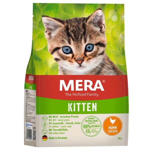 Hrană uscată pisici MERA Kitten, Pui, 400g