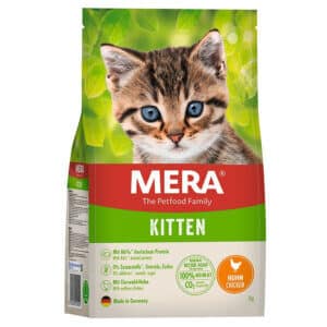 Hrană uscată pisici MERA Kitten, Pui, 2kg