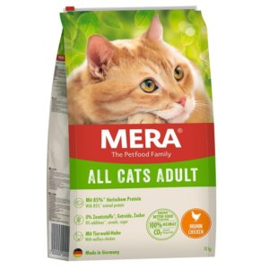 Hrană uscată pisici MERA Adult, Pui, 10kg