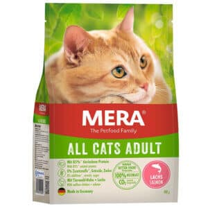 Hrană uscată pisici MERA Adult, Somon, 400g