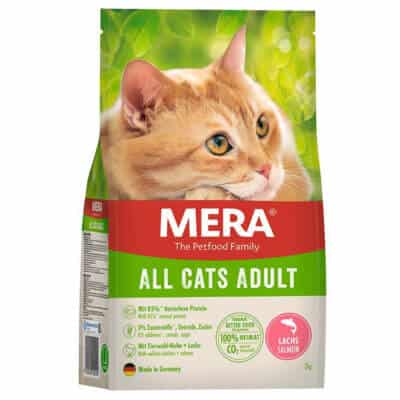 Hrană uscată pisici MERA Adult, Somon, 2kg