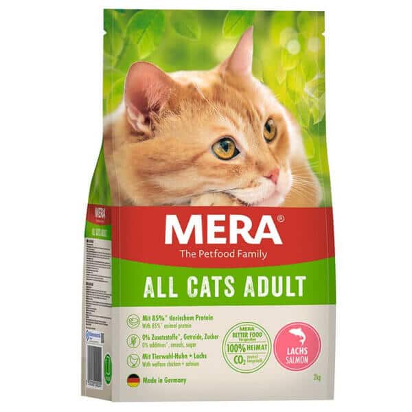 Hrană uscată pisici MERA Adult, Somon, 2kg