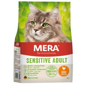 Hrană uscată pisici MERA Sensitive Adult, Pui, 400g