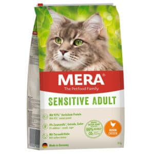 Hrană uscată pisici MERA Sensitive Adult, Pui, 10kg