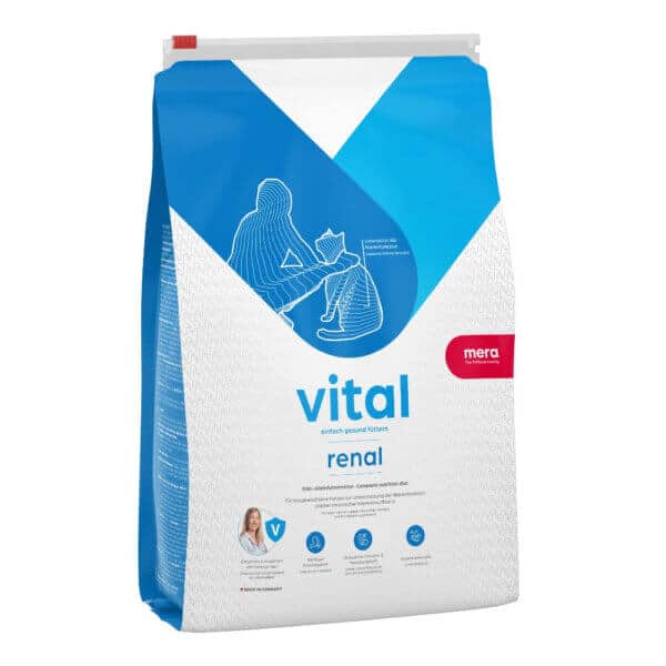 Dietă veterinară pisici MERA VITAL Renal, 0,75kg