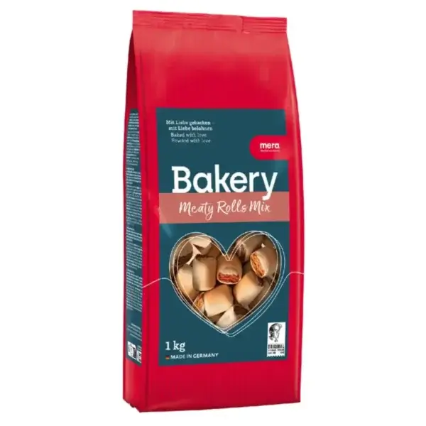 Recompense pentru câini Adult, MERA Bakery, Meaty Rolls, Biscuiți, Pește, 1kg