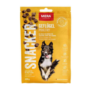 Recompense pentru câini Adult, MERA Snacker, Pasăre, 200g