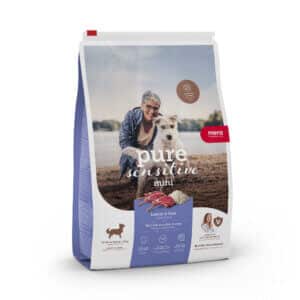 Hrană uscată câini MERA Pure Sensitive, Mini, Adult, Miel și Orez, 4kg