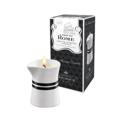 Lumânare pentru masaj Rome, cu aromă de grefă, 120 gr, Petits Joujoux