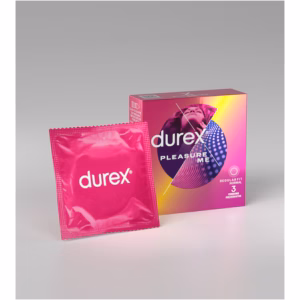 Prezervative Pleasure Me, 3 bucăți, Durex