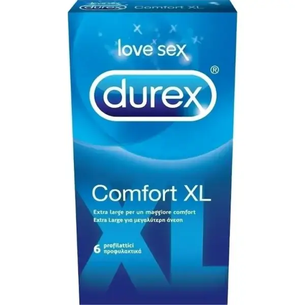 Prezervative Comfort XL, 6 bucăți, Durex