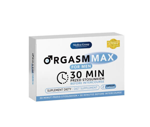 Capsule OrgasmMax Men, 2 buc, Medica-Group
