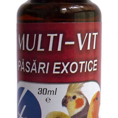 Multi-Vit, Păsări Exotice, 4PET, 30ml