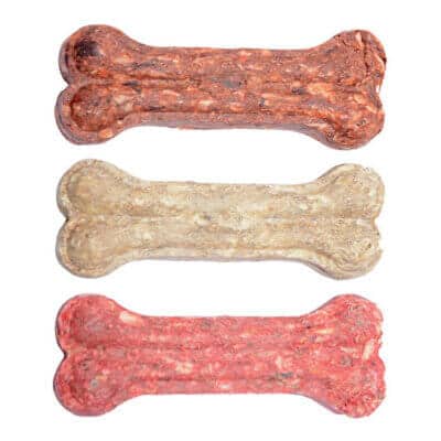 Recompense pentru câini Adult, 4DOG Munchy, Oase, Vită, 10cm, 3 bucăți
