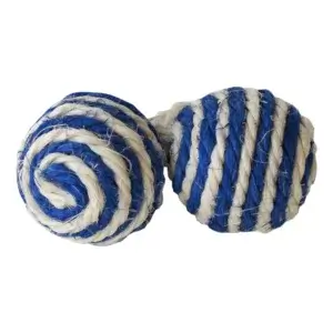 Jucărie pentru pisici, Minge din Sisal, 2 bucăți