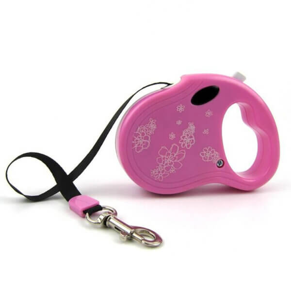 Lesă retractabilă câini 4DOG DELUXE, Talie Mini, Color, 3m