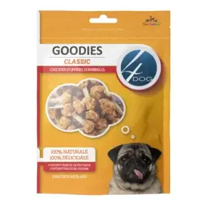 Recompense pentru câini Adult, 4DOG GOODIES Classic, Dumbbells cu Pui, 100g