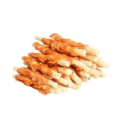 Recompense pentru câini Adult, 4DOG GOODIES Classic, Piele Presată și Pui, 1kg