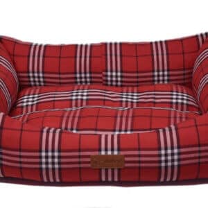Culcuș 4DOG DELUXE Danish, XL, 95x70x22cm, Roșu