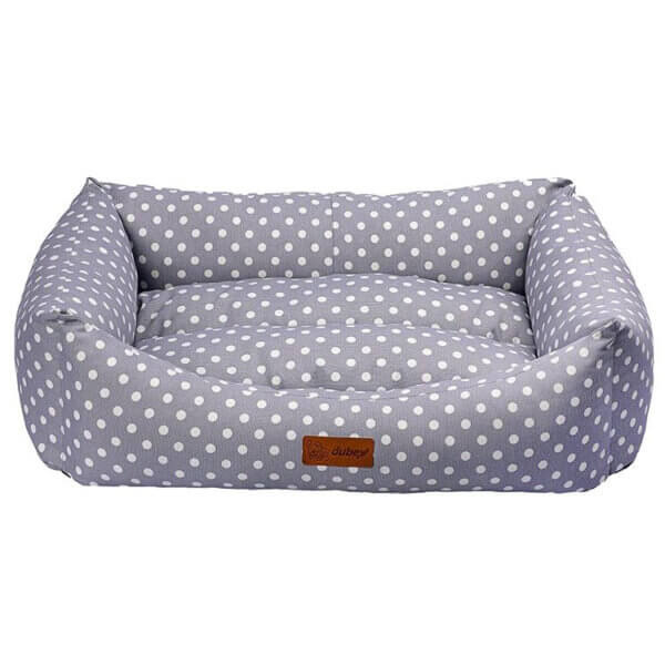 Culcuș 4DOG DELUXE Makarons, S, 50x38x19cm, Gri