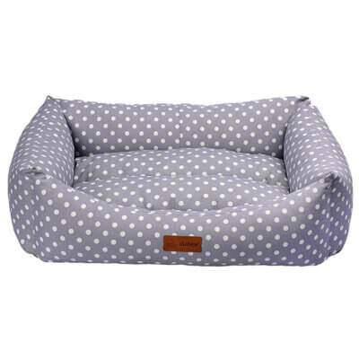 Culcuș 4DOG DELUXE Makarons, M, 62x44x22cm, Gri