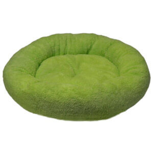 Culcuș 4DOG Deluxe, Rotund, Plush, S, 52x9cm, Verde