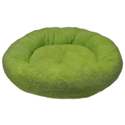 Culcuș 4DOG Deluxe, Rotund, Plush, S, 52x9cm, Verde