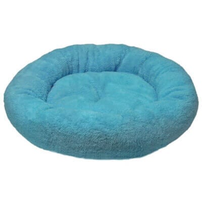 Culcus 4DOG Deluxe, Rotund, Plush, S, 52x9cm, Albastru