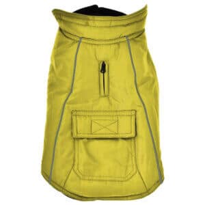 Haină pentru câini 4DOG DELUXE, Ralph Galben, 40 cm