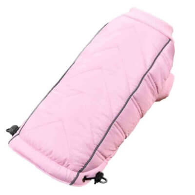 Haină pentru câini 4DOG DELUXE, Replay Roz, 40 cm