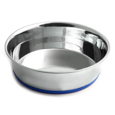 Castron 4DOG Inox, Baza Albastra, 0,9L, 17cm