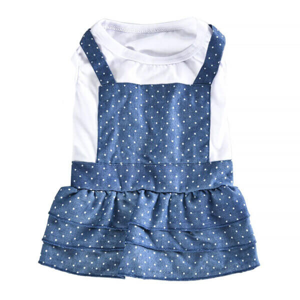 Haină pentru câini 4DOG DELUXE, Summer Rochie Elegance, 30 cm