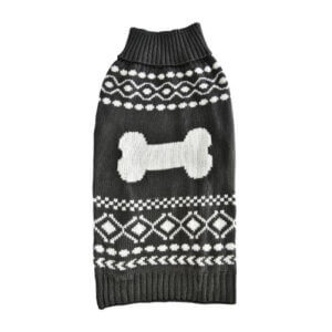 Haină pentru câini 4DOG DELUXE, Jumper Gri, 45 cm
