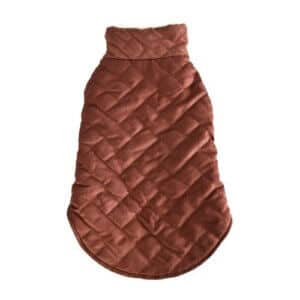 Haină pentru câini 4DOG DELUXE, Bricks Maro, 40 cm