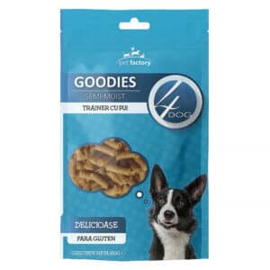 Recompense pentru câini Adult, 4DOG GOODIES Trainer, Pui, 150g