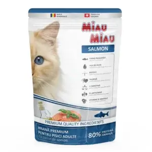 Hrană uscată pisici MIAU MIAU Adult, Somon, 800g