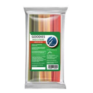 Recompense pentru câini Adult, 4DOG GOODIES, Sticks din Orez, Talie Mare, 23 cm, 3 bucăți, pungă