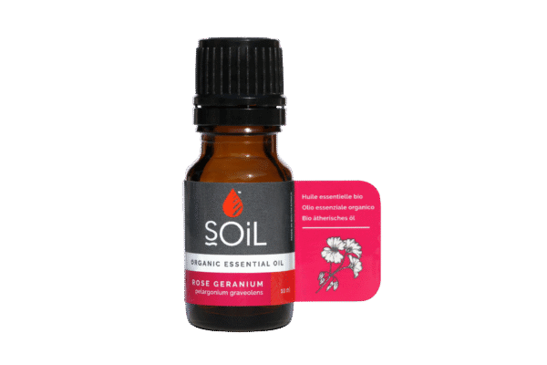 Ulei Esențial Mușcată-Trandafir Pur 100% Organic, 10 ml, SOiL