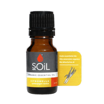 Ulei Esențial Citronella Pur 100% Organic, 10 ml, SOiL