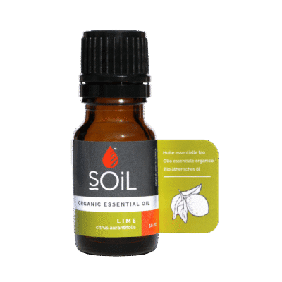 Ulei Esențial Lămâie Verde Pur 100% Organic, 10 ml, SOiL