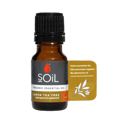Ulei Esențial Arbore de Ceai Lămâios Pur 100% Organic, 10 ml, SOiL