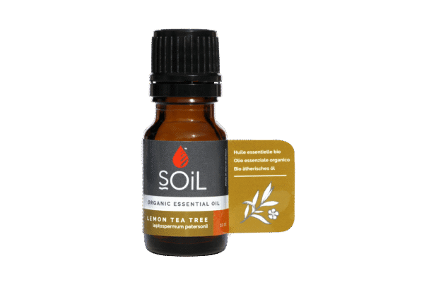 Ulei Esențial Arbore de Ceai Lămâios Pur 100% Organic, 10 ml, SOiL