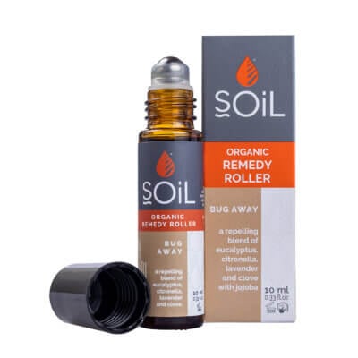 Roll‑On Bug Away cu Uleiuri Esențiale Pure Organice, 10 ml, SOiL