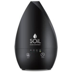 Difuzor ultrasonic pentru aromaterapie negru, 1 buc, SOiL