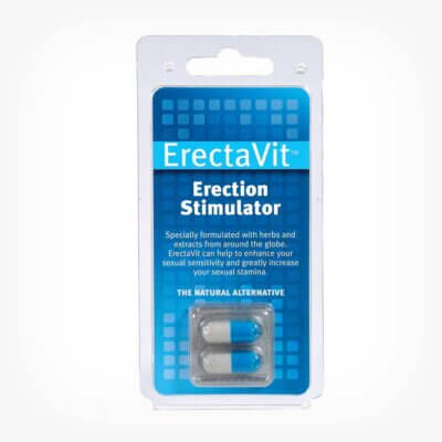 Capsule Erectavit, afrodisiac 100% natural, 1 cutie x 2 buc