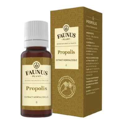 Tinctură de Propolis 30%, 20 ml, Faunus Plant