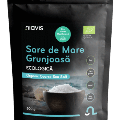 Sare de Mare Grunjoasă Ecologică/BIO, 500g, Niavis